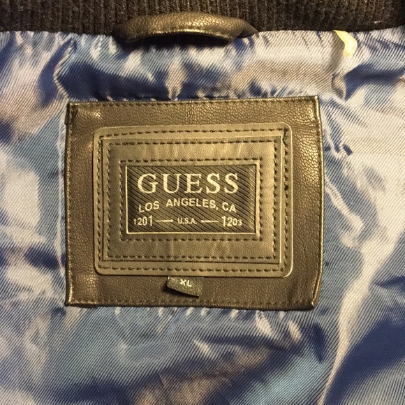 Guess black leather vest - Picture 2 of 4